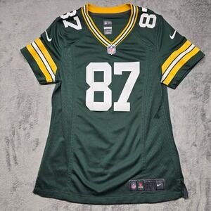 Nike Green Bay Packers Jordy Nelson 87 Jersey Kids Small Green NFL On Field